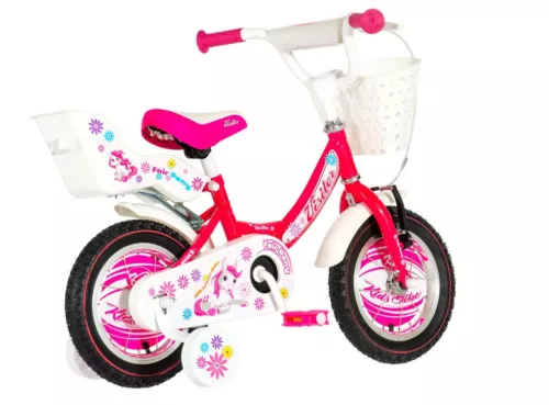 KPC Pony 12 pónis rózsaszín gyerek kerékpár 2-4 éveseknek 12 colos gyerek kerékpár | BELO BIKE