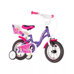   Visitor Princess 12 lila királylányos gyerek kerékpár 2-4 éveseknek 12 colos gyerek kerékpár | BELO BIKE