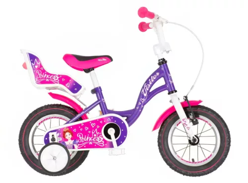 Visitor Princess 12 lila királylányos gyerek kerékpár 2-4 éveseknek 12 colos gyerek kerékpár | BELO BIKE