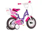 Visitor Princess 12 lila királylányos gyerek kerékpár 2-4 éveseknek 12 colos gyerek kerékpár | BELO BIKE