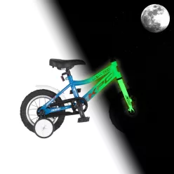   KPC FluoBike Police szirénás VILÁGÍTÓS 12 kék fluoreszkáló gyermek kerékpár 12 colos gyerek kerékpár | BELO BIKE