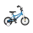 KPC FluoBike Police szirénás VILÁGÍTÓS 12 kék fluoreszkáló gyermek kerékpár 12 colos gyerek kerékpár | BELO BIKE