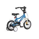 KPC FluoBike Police szirénás VILÁGÍTÓS 12 kék fluoreszkáló gyermek kerékpár 12 colos gyerek kerékpár | BELO BIKE