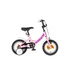 KPC FluoBike Kitty cicás VILÁGÍTÓS 12 rózsaszín fluoreszkáló gyermek kerékpár 12 colos gyerek kerékpár | BELO BIKE
