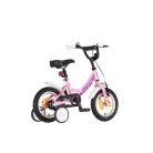 KPC FluoBike Kitty cicás VILÁGÍTÓS 12 rózsaszín fluoreszkáló gyermek kerékpár 12 colos gyerek kerékpár | BELO BIKE