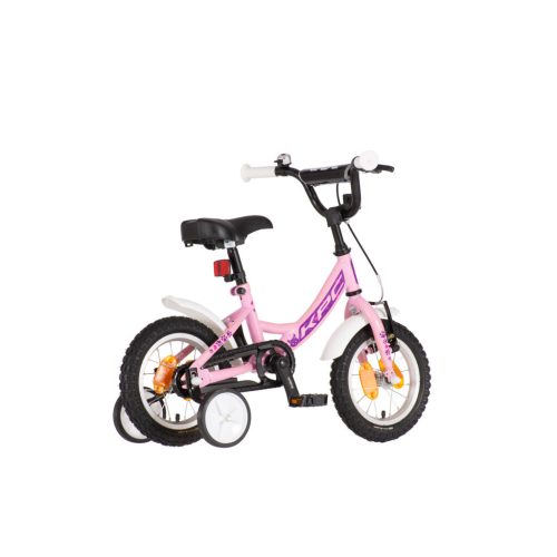 KPC FluoBike Kitty cicás VILÁGÍTÓS 12 rózsaszín fluoreszkáló gyermek kerékpár 12 colos gyerek kerékpár | BELO BIKE