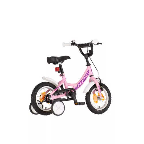 KPC FluoBike Kitty cicás VILÁGÍTÓS 12 rózsaszín fluoreszkáló gyermek kerékpár 12 colos gyerek kerékpár | BELO BIKE