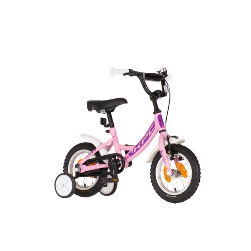 KPC FluoBike Kitty cicás VILÁGÍTÓS 12 rózsaszín fluoreszkáló gyermek kerékpár 12 colos gyerek kerékpár | BELO BIKE