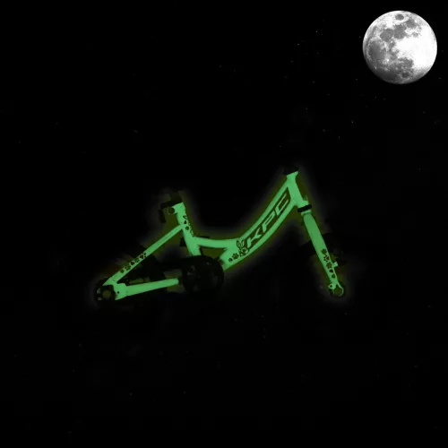 KPC FluoBike Rabbit nyuszis VILÁGÍTÓS 12 lila fluoreszkáló gyermek kerékpár 12 colos gyerek kerékpár | BELO BIKE