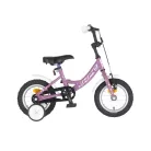 KPC FluoBike Rabbit nyuszis VILÁGÍTÓS 12 lila fluoreszkáló gyermek kerékpár 12 colos gyerek kerékpár | BELO BIKE