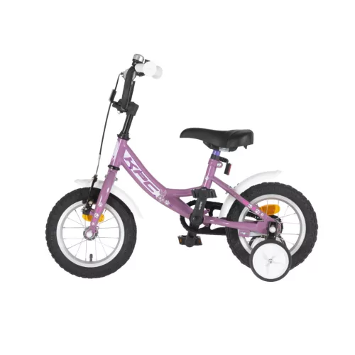 KPC FluoBike Rabbit nyuszis VILÁGÍTÓS 12 lila fluoreszkáló gyermek kerékpár 12 colos gyerek kerékpár | BELO BIKE
