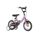 KPC FluoBike Rabbit nyuszis VILÁGÍTÓS 12 lila fluoreszkáló gyermek kerékpár 12 colos gyerek kerékpár | BELO BIKE