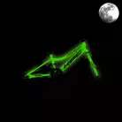 KPC FluoBike Raptor dinós VILÁGÍTÓS 16 colos neonzöld fluoreszkáló gyermek kerékpár 5-7 éveseknek |BELO BIKE