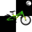 KPC FluoBike Raptor dinós VILÁGÍTÓS 16 colos neonzöld fluoreszkáló gyermek kerékpár 5-7 éveseknek |BELO BIKE