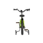 KPC FluoBike Raptor dinós VILÁGÍTÓS 16 colos neonzöld fluoreszkáló gyermek kerékpár 5-7 éveseknek |BELO BIKE