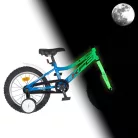 KPC FluoBike Police szirénás VILÁGÍTÓS 16 kék fluoreszkáló gyermek kerékpár 16 colos gyerek kerékpár | BELO BIKE