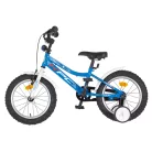 KPC FluoBike Police szirénás VILÁGÍTÓS 16 kék fluoreszkáló gyermek kerékpár 16 colos gyerek kerékpár | BELO BIKE