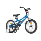 KPC FluoBike Police szirénás VILÁGÍTÓS 16 kék fluoreszkáló gyermek kerékpár 16 colos gyerek kerékpár | BELO BIKE