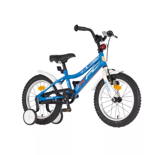 KPC FluoBike Police szirénás VILÁGÍTÓS 16 kék fluoreszkáló gyermek kerékpár 16 colos gyerek kerékpár | BELO BIKE