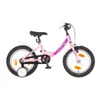 KPC FluoBike Kitty cicás VILÁGÍTÓS 16 colos rózsaszín fluoreszkáló gyermek kerékpár 5-7 éveseknek |BELO BIKE