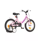 KPC FluoBike Kitty cicás VILÁGÍTÓS 16 colos rózsaszín fluoreszkáló gyermek kerékpár 5-7 éveseknek |BELO BIKE