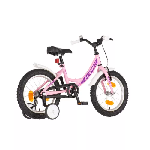 KPC FluoBike Kitty cicás VILÁGÍTÓS 16 colos rózsaszín fluoreszkáló gyermek kerékpár 5-7 éveseknek |BELO BIKE