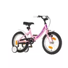 KPC FluoBike Kitty cicás VILÁGÍTÓS 16 colos rózsaszín fluoreszkáló gyermek kerékpár 5-7 éveseknek |BELO BIKE
