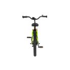 KPC FluoBike Raptor dinós VILÁGÍTÓS 20 neonzöld fluoreszkáló gyermek kerékpár