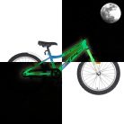 KPC FluoBike Police szirénás VILÁGÍTÓS 20 kék fluoreszkáló gyermek kerékpár