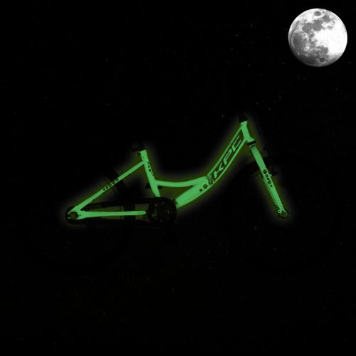 KPC FluoBike Rabbit nyuszis VILÁGÍTÓS 20 lila fluoreszkáló gyermek kerékpár
