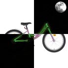 KPC FluoBike Rabbit nyuszis VILÁGÍTÓS 20 lila fluoreszkáló gyermek kerékpár