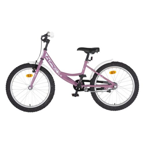 KPC FluoBike Rabbit nyuszis VILÁGÍTÓS 20 lila fluoreszkáló gyermek kerékpár