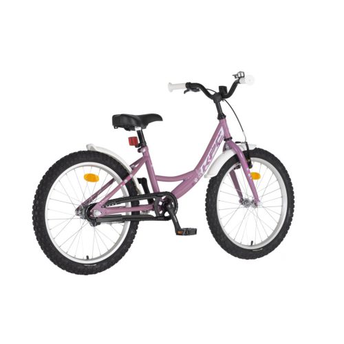 KPC FluoBike Rabbit nyuszis VILÁGÍTÓS 20 lila fluoreszkáló gyermek kerékpár