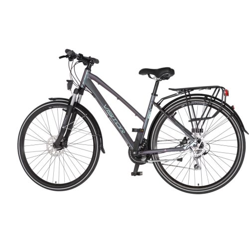 Visitor FluoBike Lady női VILÁGÍTÓS trekking kerékpár fluoreszkáló fehér