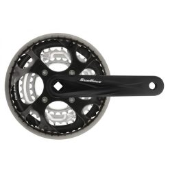   Sunrace FCM300 négyszögtengelyes hajtómű 48/38/28T [fekete, 48/38/28, 170 mm]