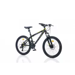   Corelli Felix 1.2 24 MTB gyerek könnyűvázas kerékpár Fekete-Neonsárga