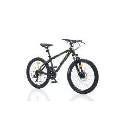  Corelli Felix 2.2 24 MTB gyerek könnyűvázas kerékpár Fekete-Sárga