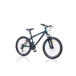   Corelli Felix 3.2 24 MTB gyerek könnyűvázas kerékpár Fekete-Kék 9-11 éveseknek 24 colos gyerek kerékpár | BELO BIKE