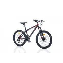   Corelli Felix 1.2 24 MTB gyerek könnyűvázas kerékpár Fekete-Piros