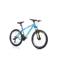   Corelli Via 1.3 24" gyerek MTB könnyűvázas kerékpár Kék 9-11 éveseknek 24 colos gyerek kerékpár | BELO BIKE