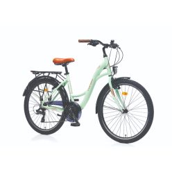   Corelli Glowie 26 könnyűvázas női városi kerékpár 44 cm Menta