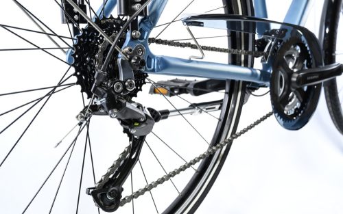 Gepida Alboin 300 28" acélkék férfi trekking kerékpár