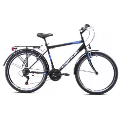   Capriolo Metropolis 19" férfi városi kerékpár Fekete