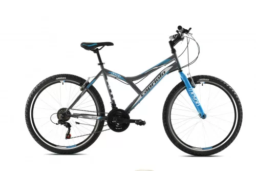 Capriolo Diavolo 600 26" férfi MTB kerékpár 19" Grafit-Kék