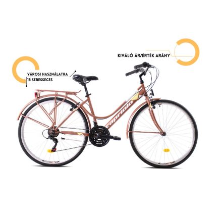 Capriolo Tour-Sunrise L 28"/18 HT 2022 | női bronz városi  kerékpár
