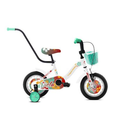 Capriolo VIOLA 12 | fehér - zöld gyermek kerékpár 2-4 éveseknek