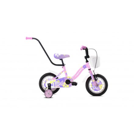 Capriolo VIOLA 12 | rózsaszín - fehér gyermek kerékpár 2-4 éveseknek