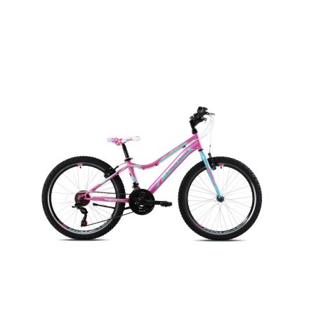 Capriolo Diavolo 24 - pink-türkiz gyermek kerékpár 9-11 éveseknek