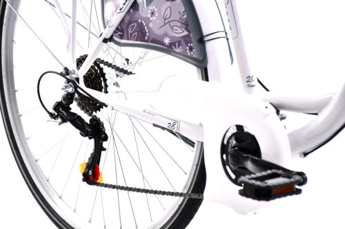 Capriolo Diana 6 sebességes női városi kerékpár 20" Fehér 2024