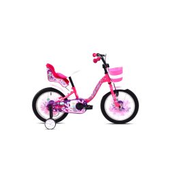  Adria Fantasy 16 hableányos gyerek kerékpár Rózsaszín-Lila  5-7 éveseknek 16 colos gyerek kerékpár | BELO BIKE